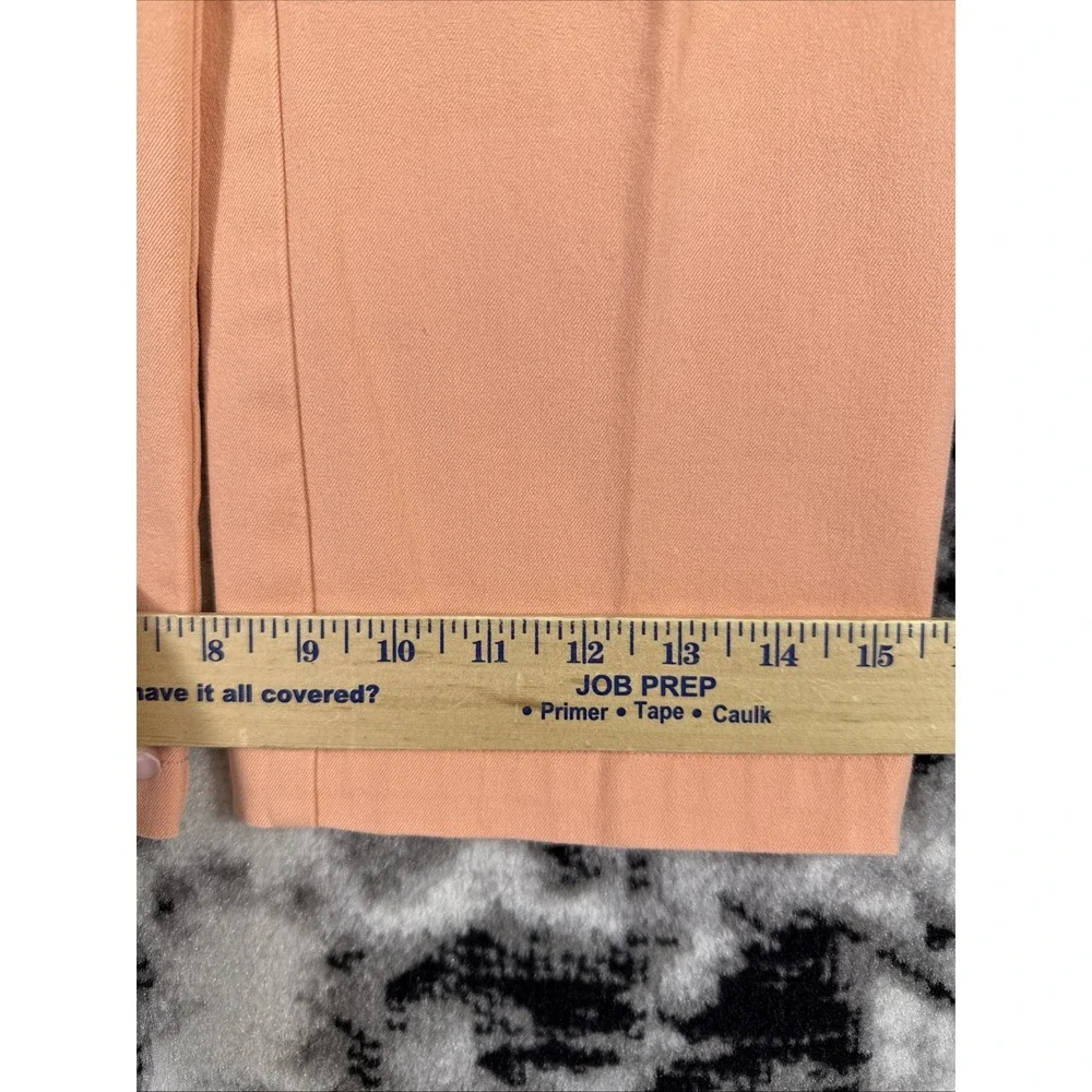 St John Sport Marie Gray Pants Womens Size 4 Light Orange‎ Straight Stretch